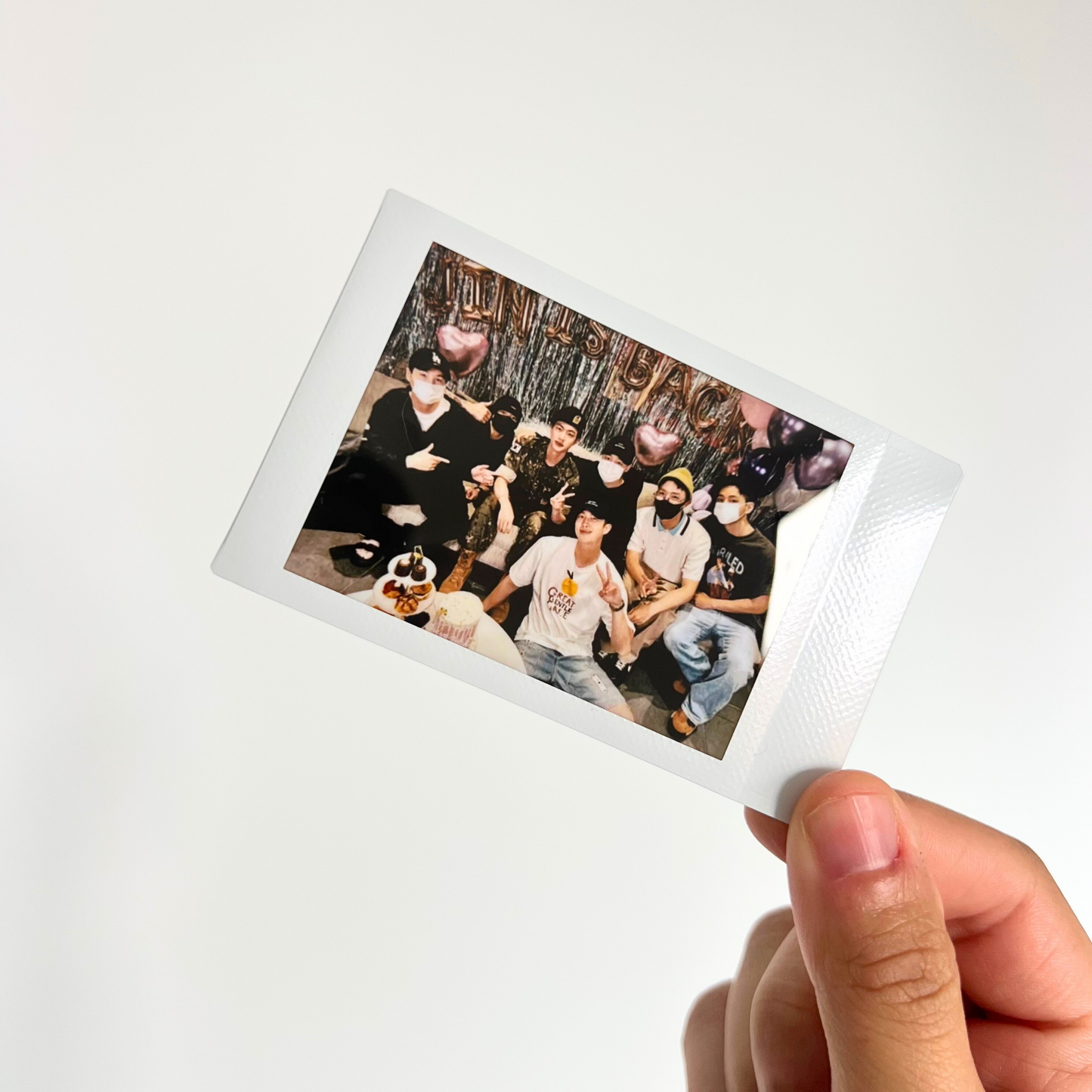 ot7 2024 jin's discharge mini polaroid