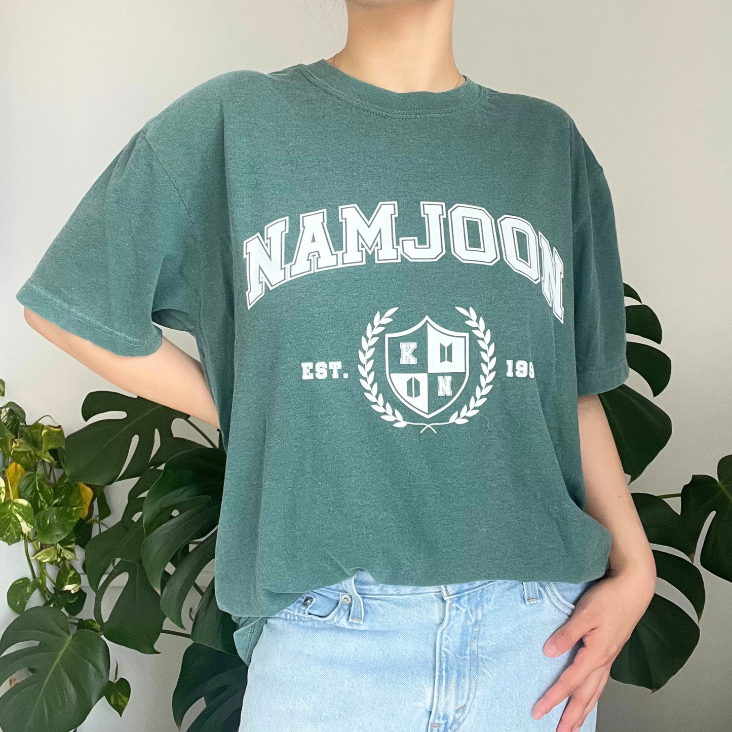 namjoon university t-shirt