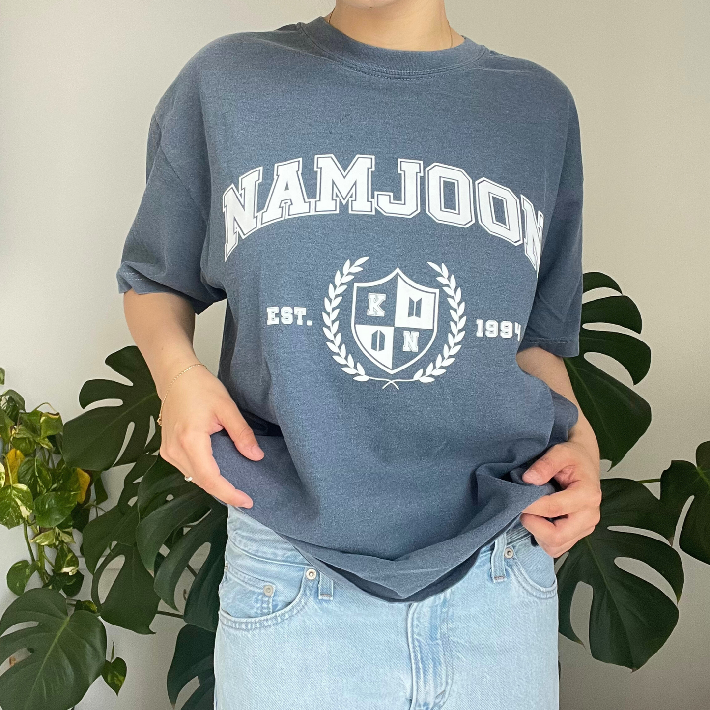 namjoon university t-shirt